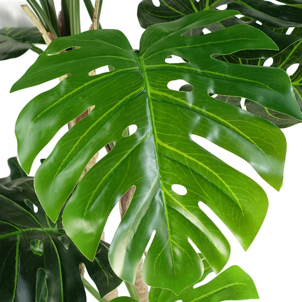 Leaf Luxury Monstera Plant Artificial Plant in Pot 5ft Image 7