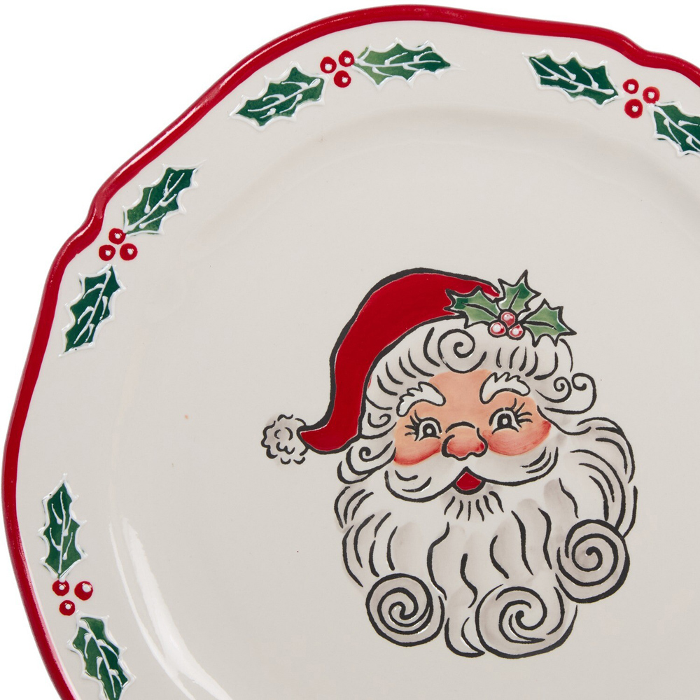 Jolly Santa Plate Image 5