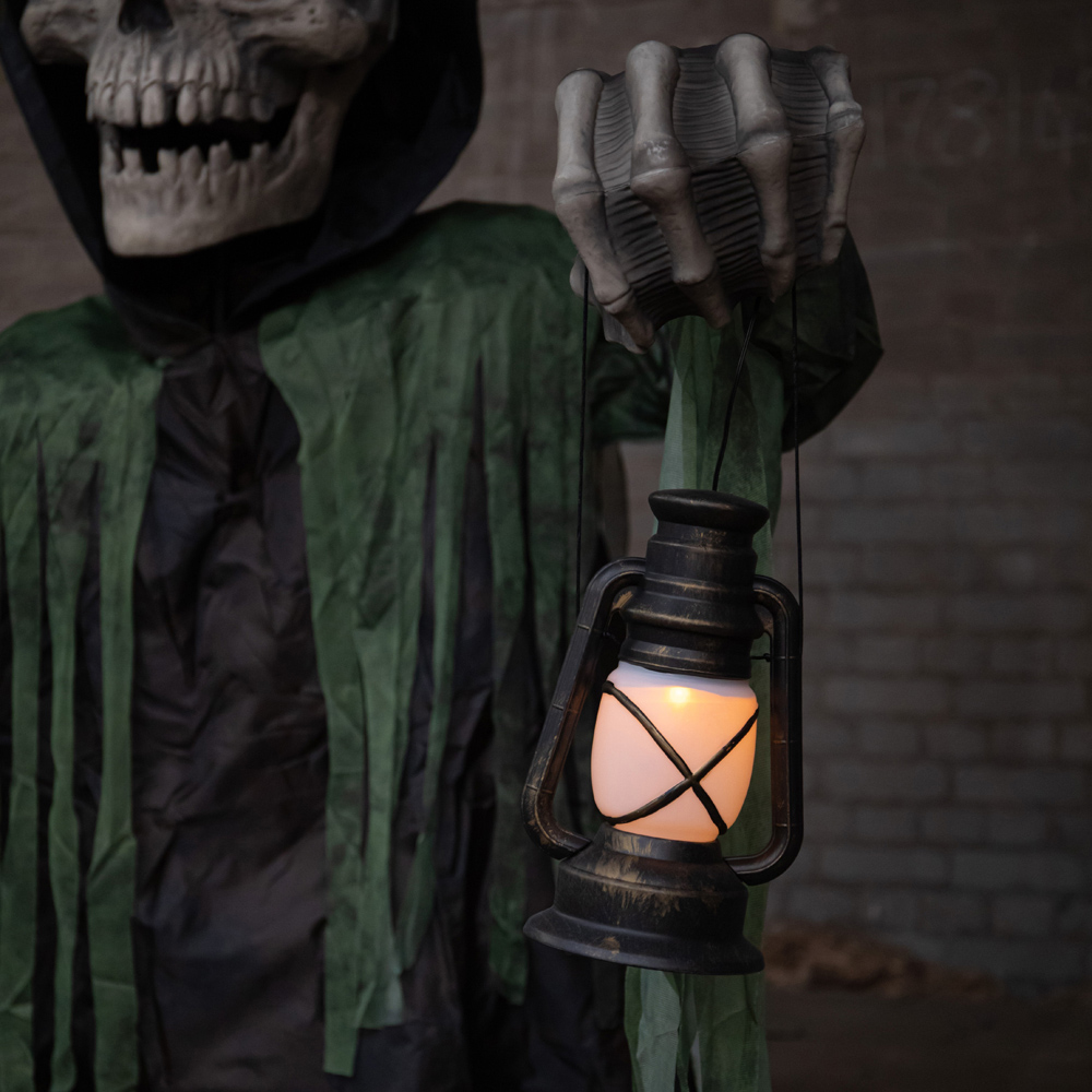 Samuel Alexander Light Up Corroded Animatronic Reaper Groundbreaker Halloween Decoration 4.8ft Image 5