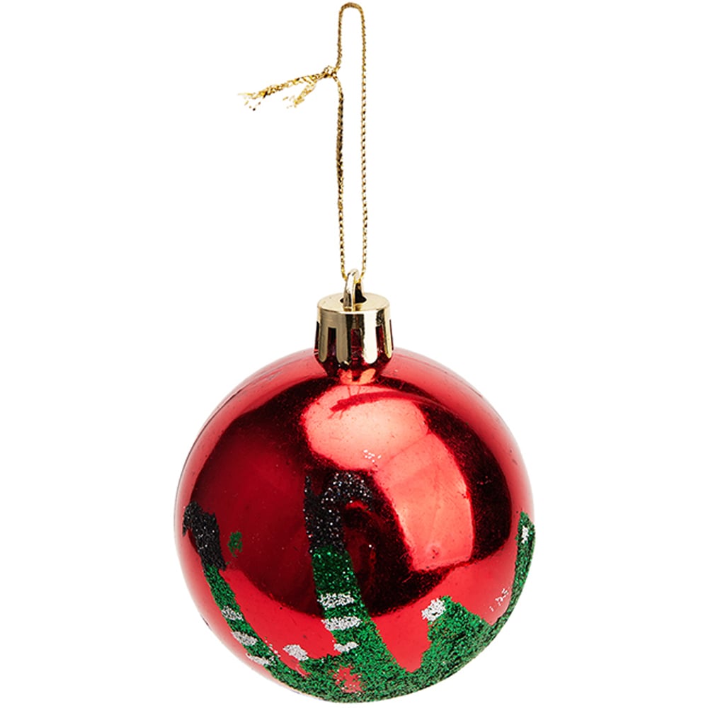 Living and Home Christmas Hanging Bauble 16 Pack Image 2