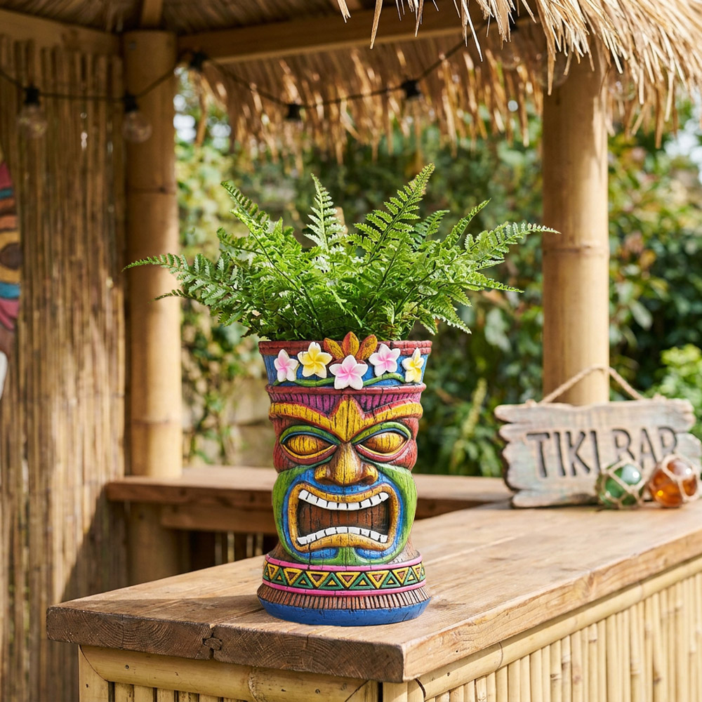 Tiki Decorative Planter Image 6