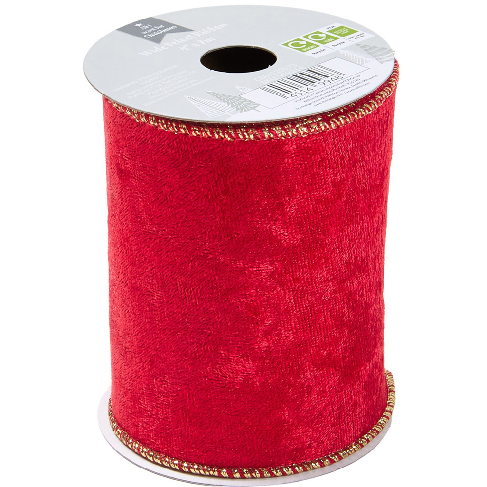 Wide Velvet Ribbon Image 7