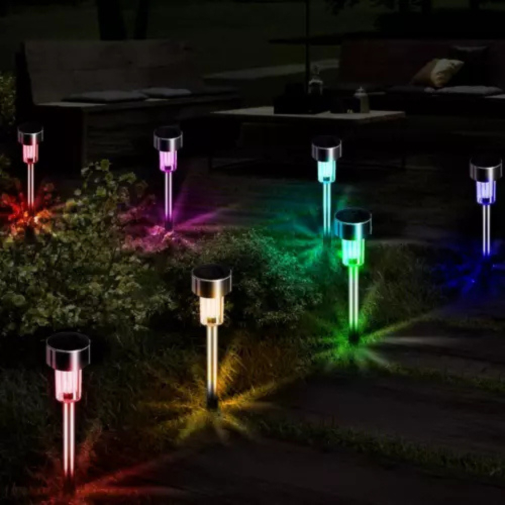 Garden Mile 10 Pack Colour Changing Garden Solar Stake Light Image 7