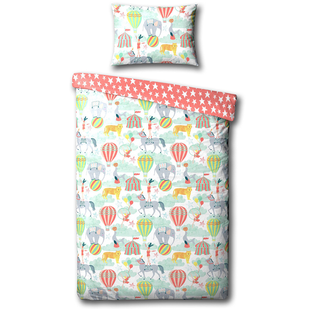 little furn. Vintage Circus Single Multi Duvet Cover Set Image 2