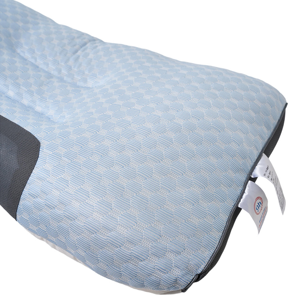Living and Home Blue Cooling Supportive Pillow Insert with Zip 74 x 48cm Image 3
