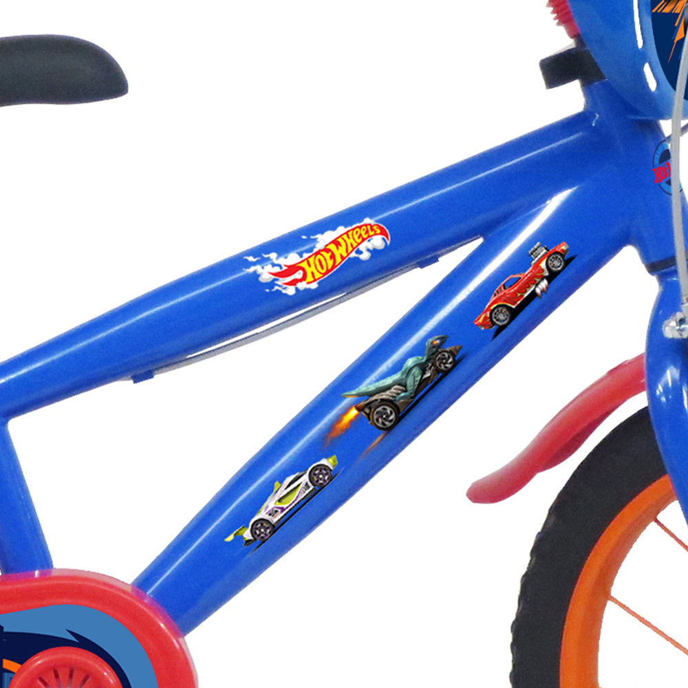 Denver Mattel Hot Wheels 16 inch Kids Bicycle with Stabilisers Image 4