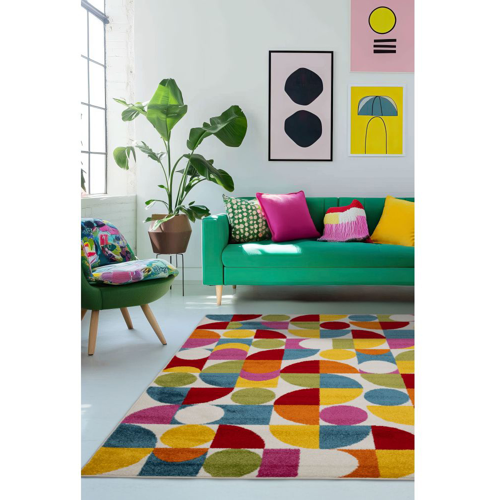 Homemaker New Villa Geometric Rug 120 x 170cm Image 5