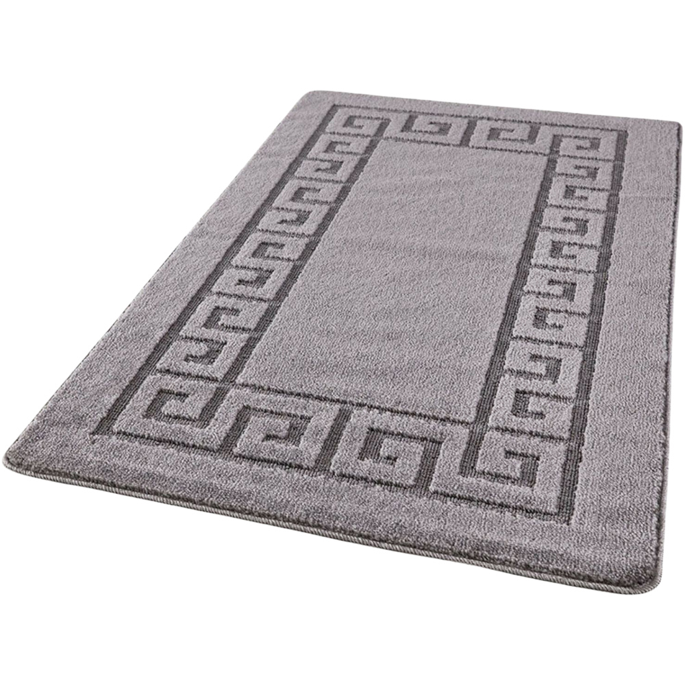 Smart Living Dark Grey Plain Gel Back Non-Slip Mat 80 x 300cm Image 1
