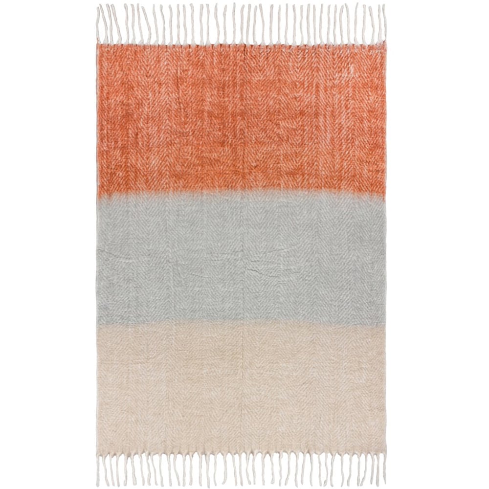 Yard Rawton Brick and Flint Ombre Herringbone Throw 130 x 180cm Image 1