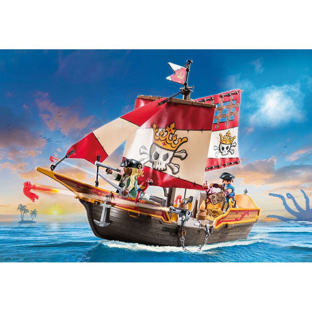 Playmobil Pirate vs Deeper Pirate Vessel Playset 101 Piece Image 4
