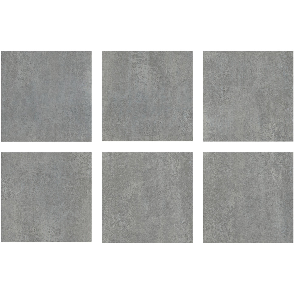 Floorpops Tundra Grey Peel and Stick Floor Tile 30.48 x 30.48cm 10 Pack Image 3