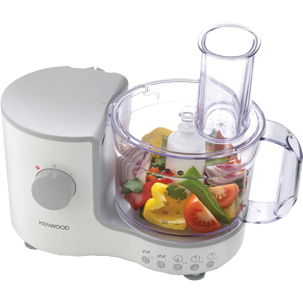 Kenwood FP120A White and Grey 1.4L Compact Food Processor Image 2