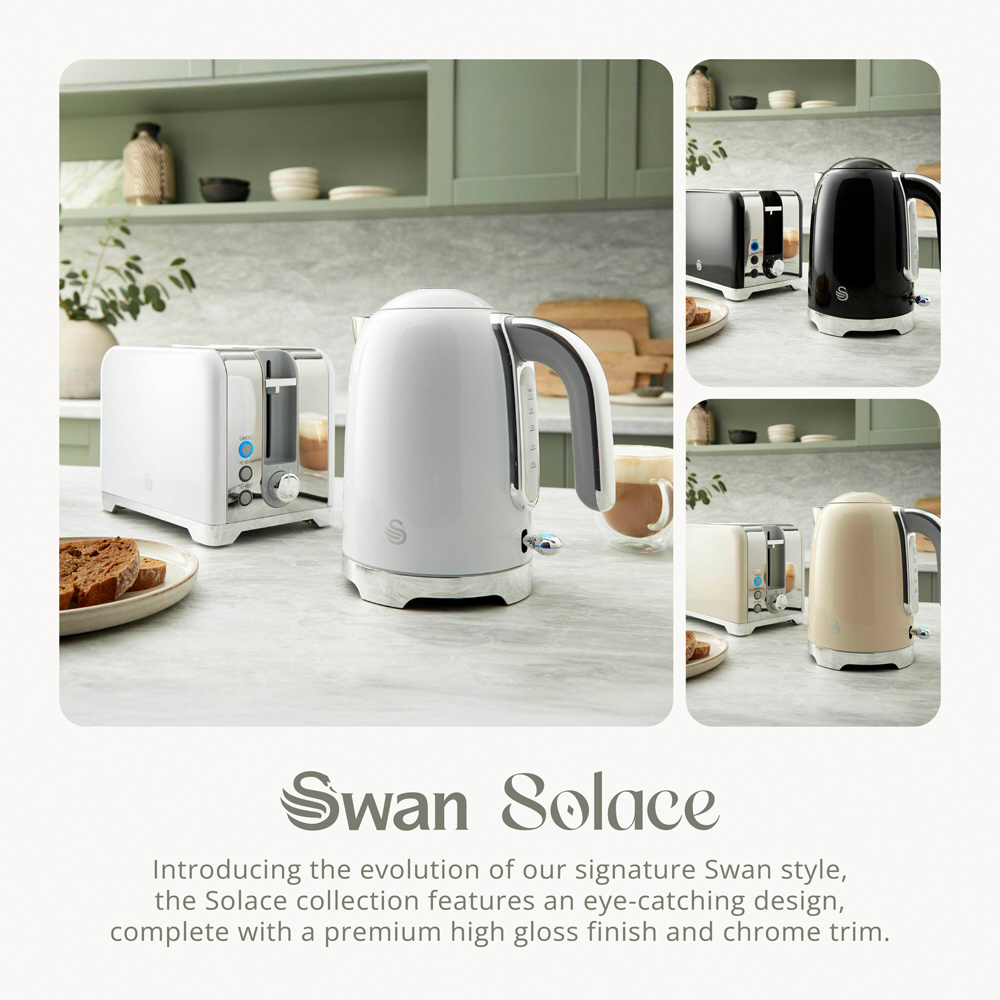 Swan Solace White Rapid Boil 1.7L Jug Kettle Image 6
