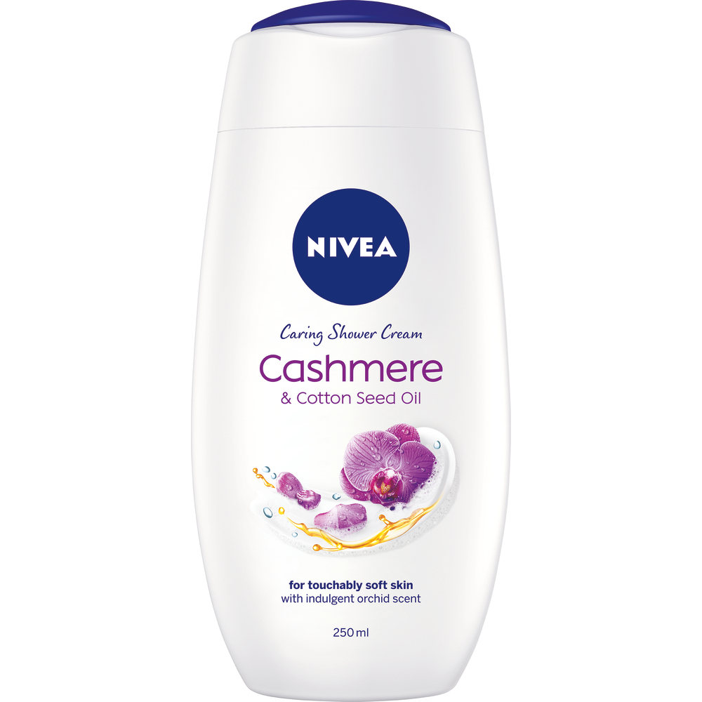 Nivea Cashmere & Cotton Seed Oil Shower Gel 250ml Image