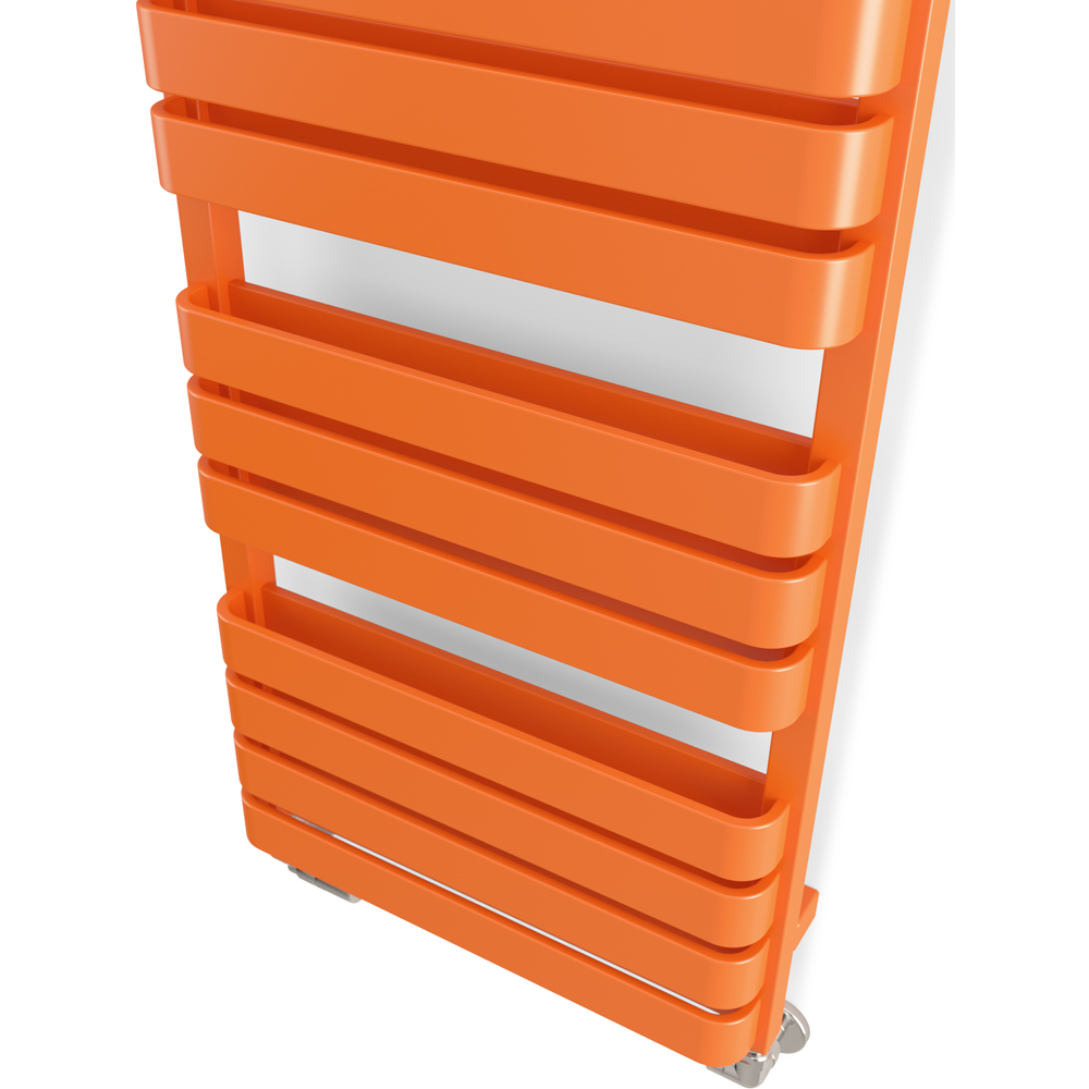 Terma Warp T Bold Matt Orange Heated Towel Rail 2660 BTU 1110 x 500mm Image 5