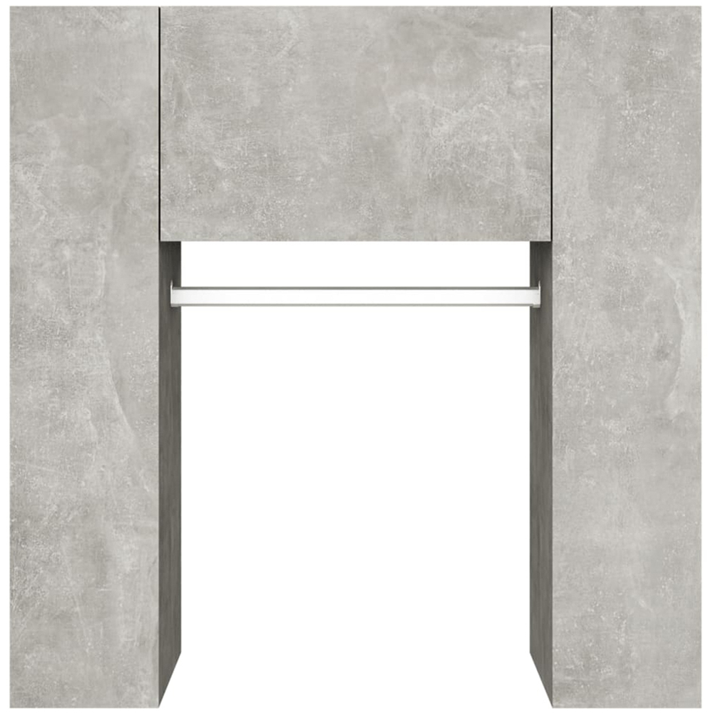 vidaXL Concrete Grey Hallway Cabinet Image 6