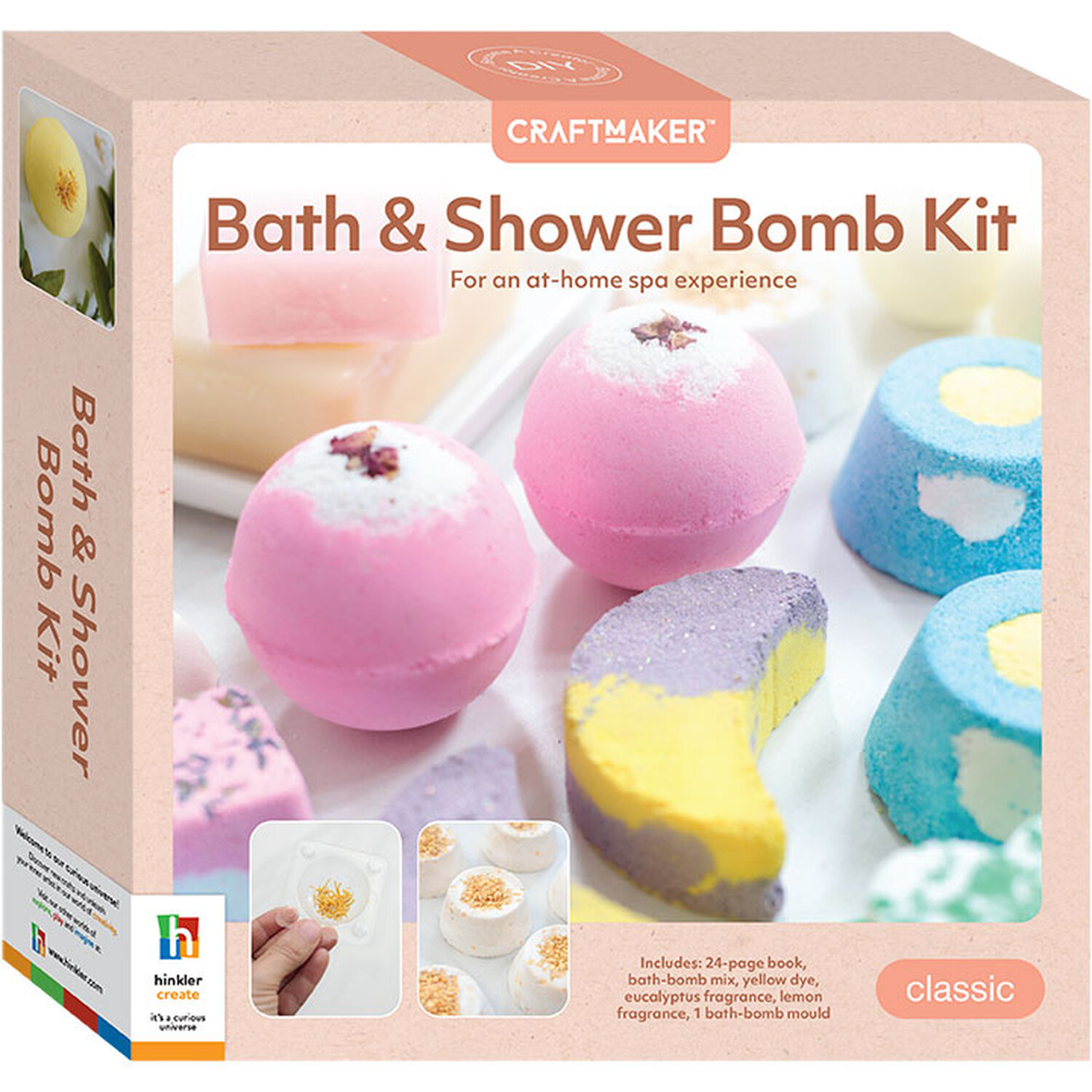 Hinkler Craft Maker Make Your Own Bath and Shower Bomb Kit Image