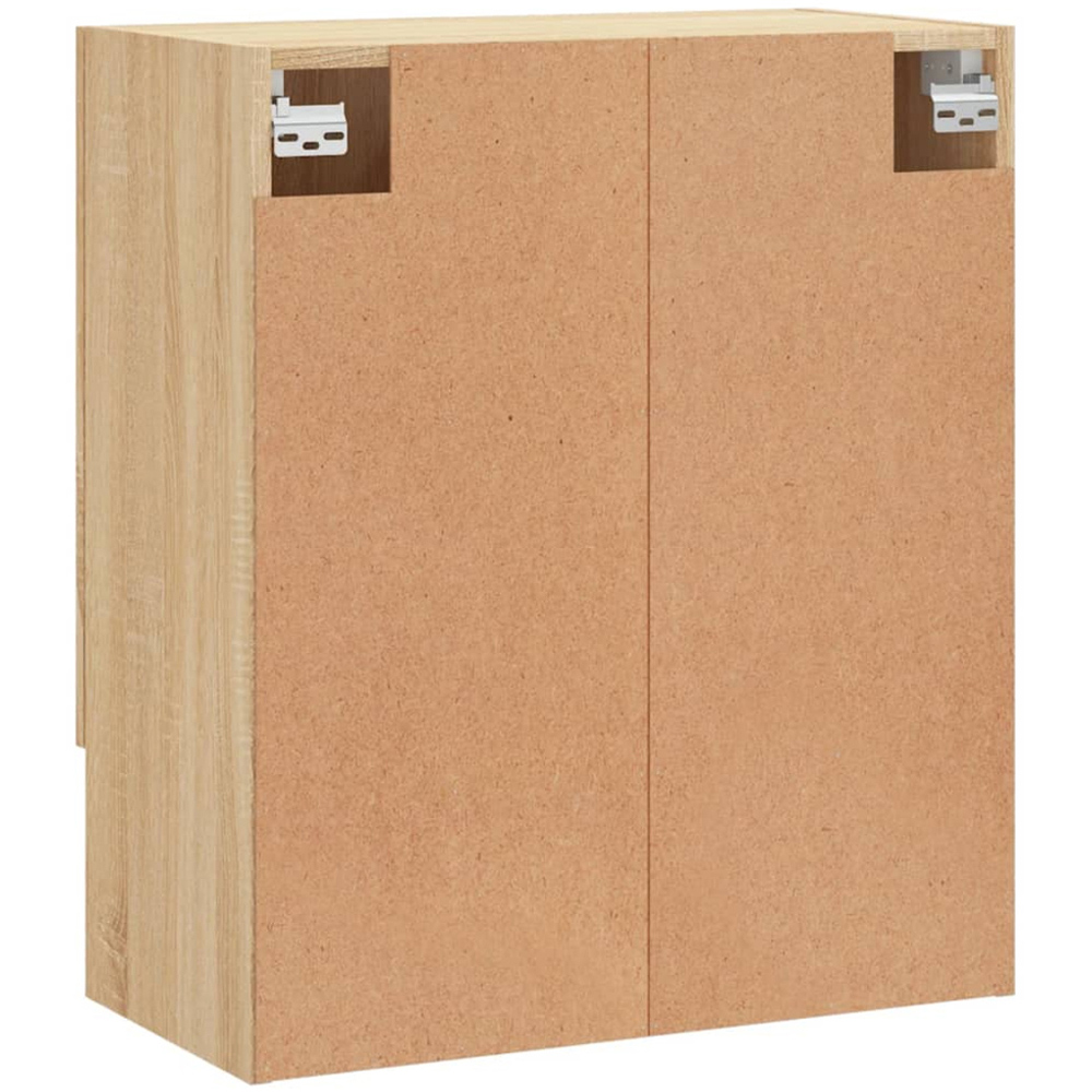 vidaXL 2 Door Single Shelf Sonoma Oak Wall Cabinet Image 8