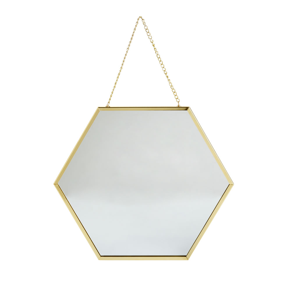 Wilko Hexagon Mirror Image 1
