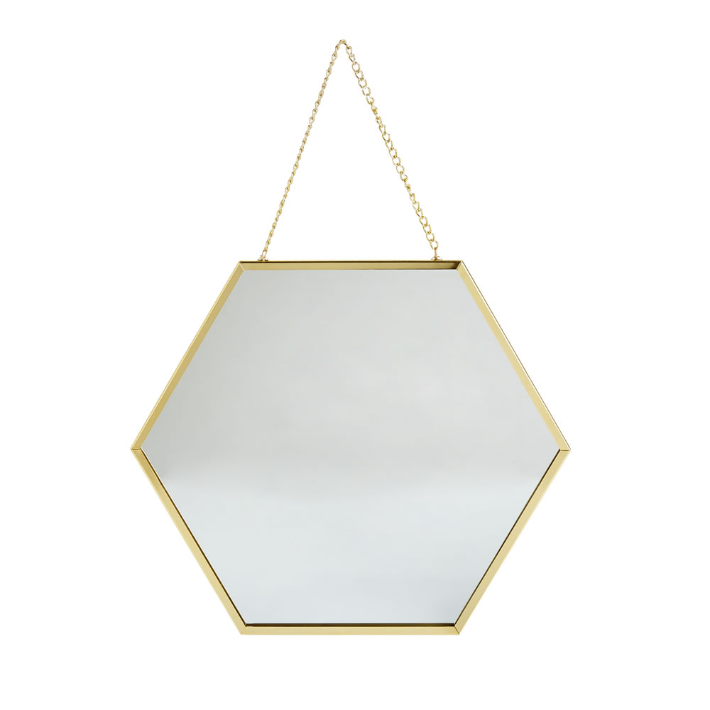 Wilko Hexagon Mirror Wilko
