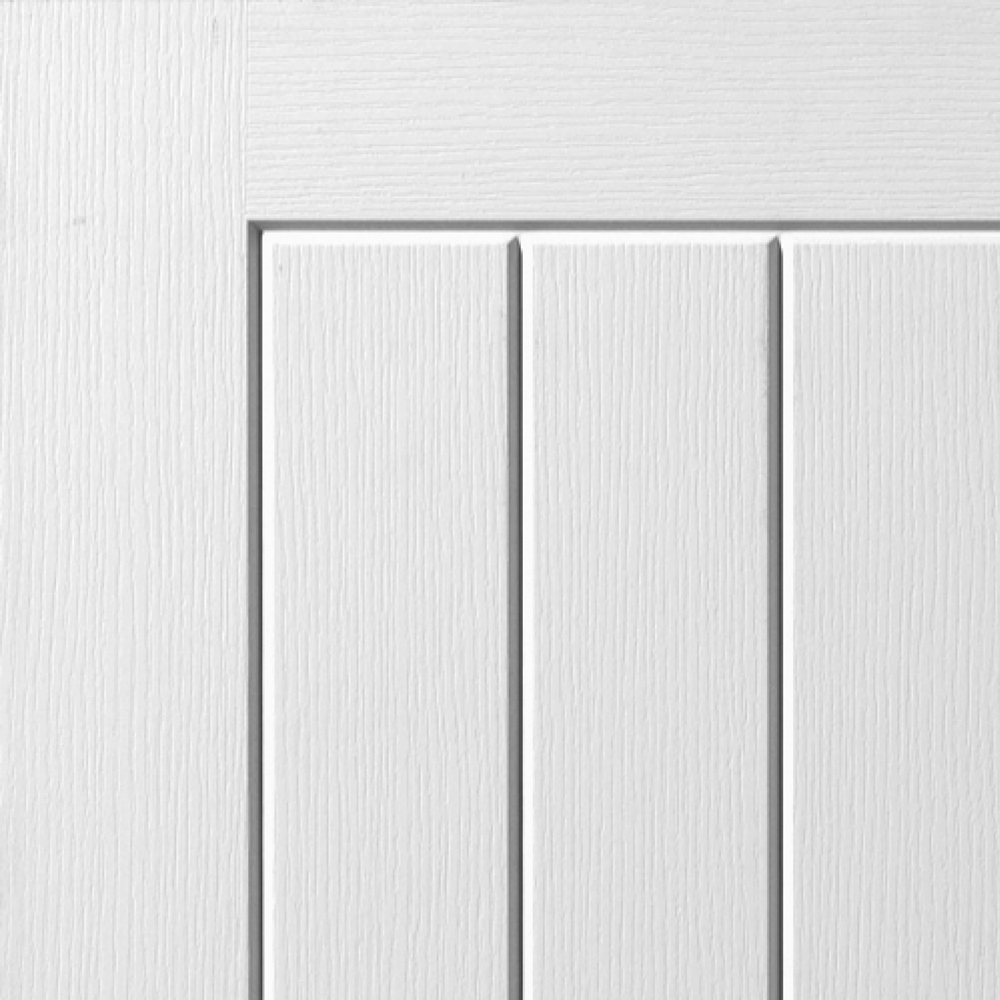 JB Kind Cottage 5 White Moulded Internal Door 1981 x 610mm Image 3