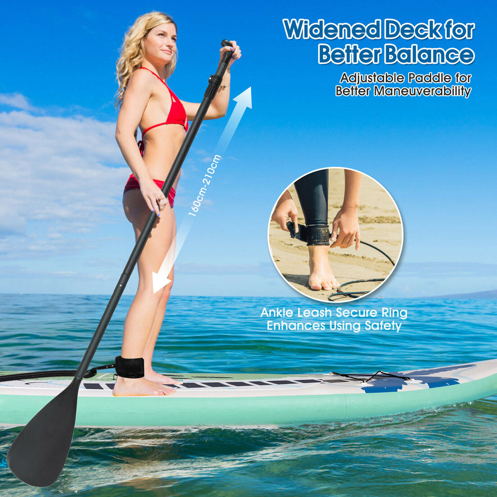 Costway Inflatable Stand Up Paddle Board with Pump 11ft Image 5