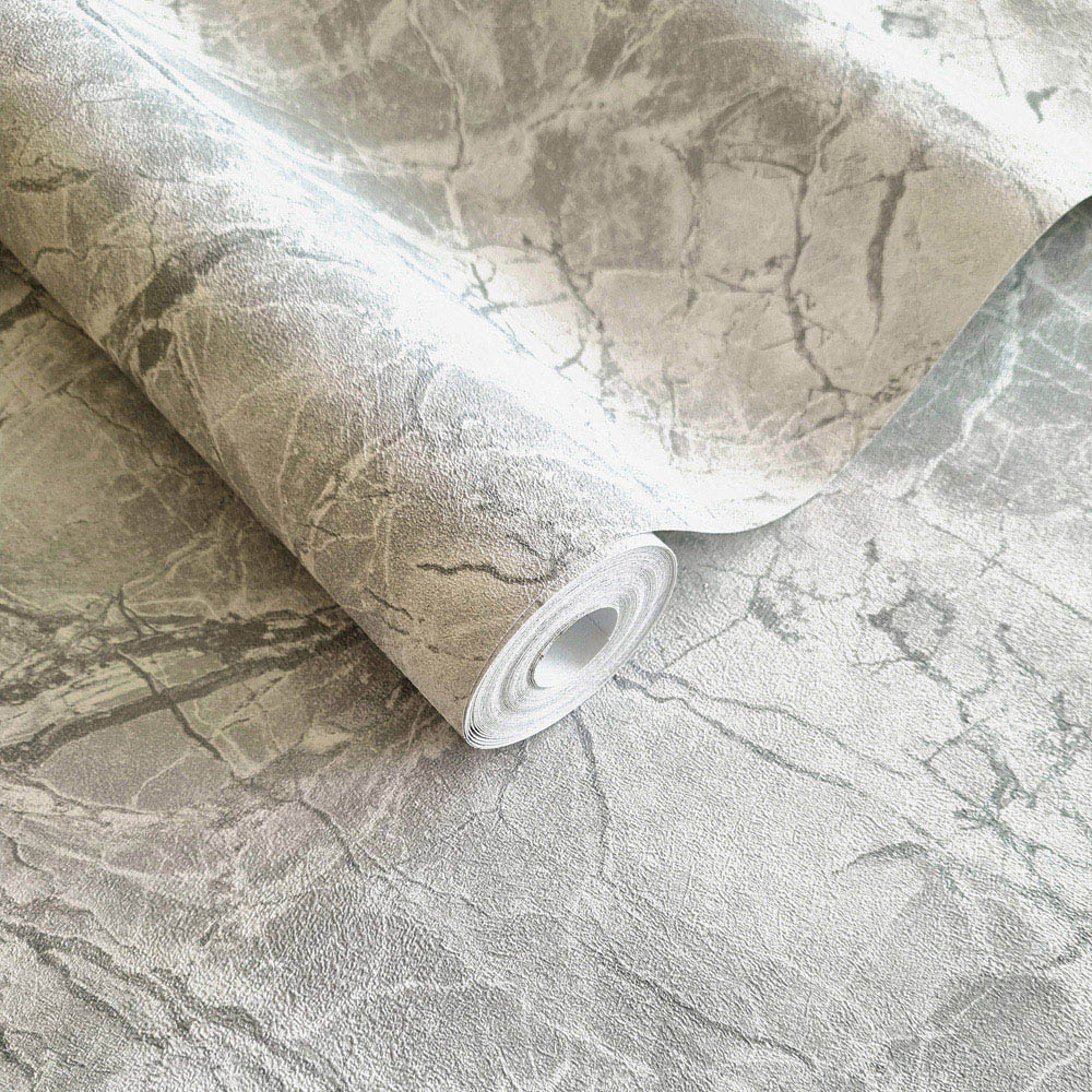 Holden Portoro Marble Dove Silver Wallpaper Image 2