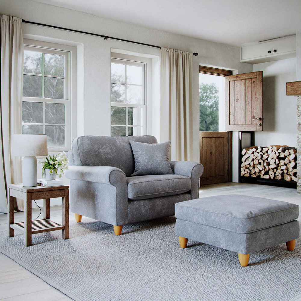 Sinatra Glory Anthracite Snuggle Chair Image 3