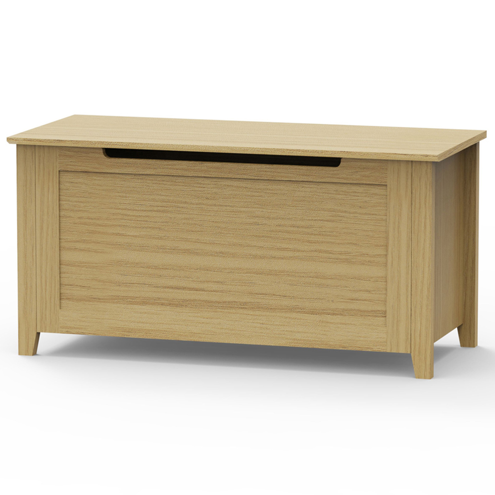 Core Products Henley Oak Effect Storage Trunk Image 2