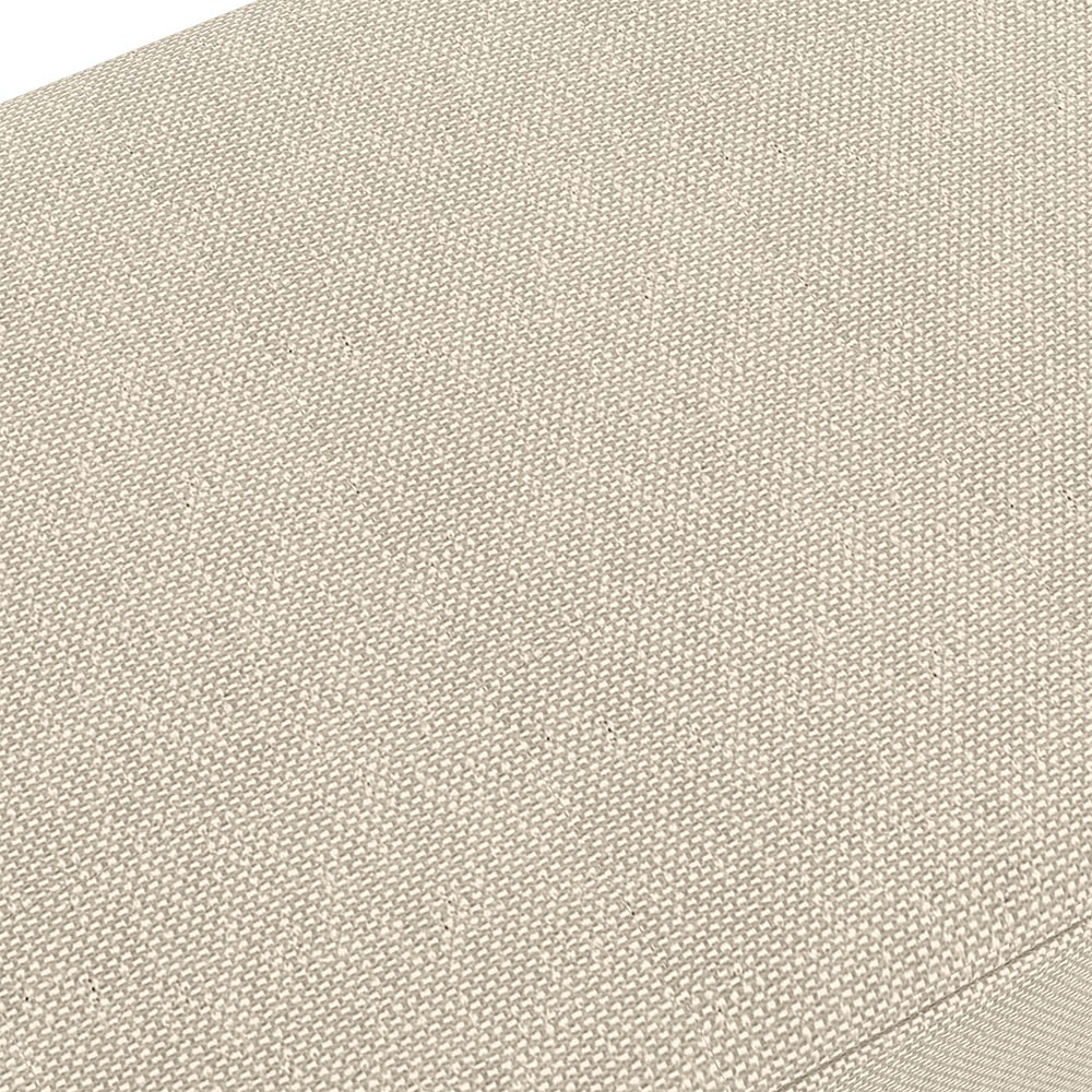 Living and Home Beige Tofu Shaped Footstool Image 4