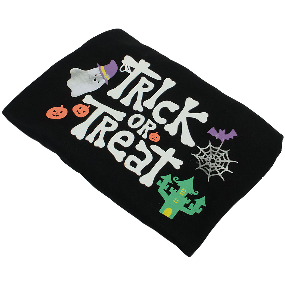 Skeleton Halloween Dog Hoodie Black Medium Image 2