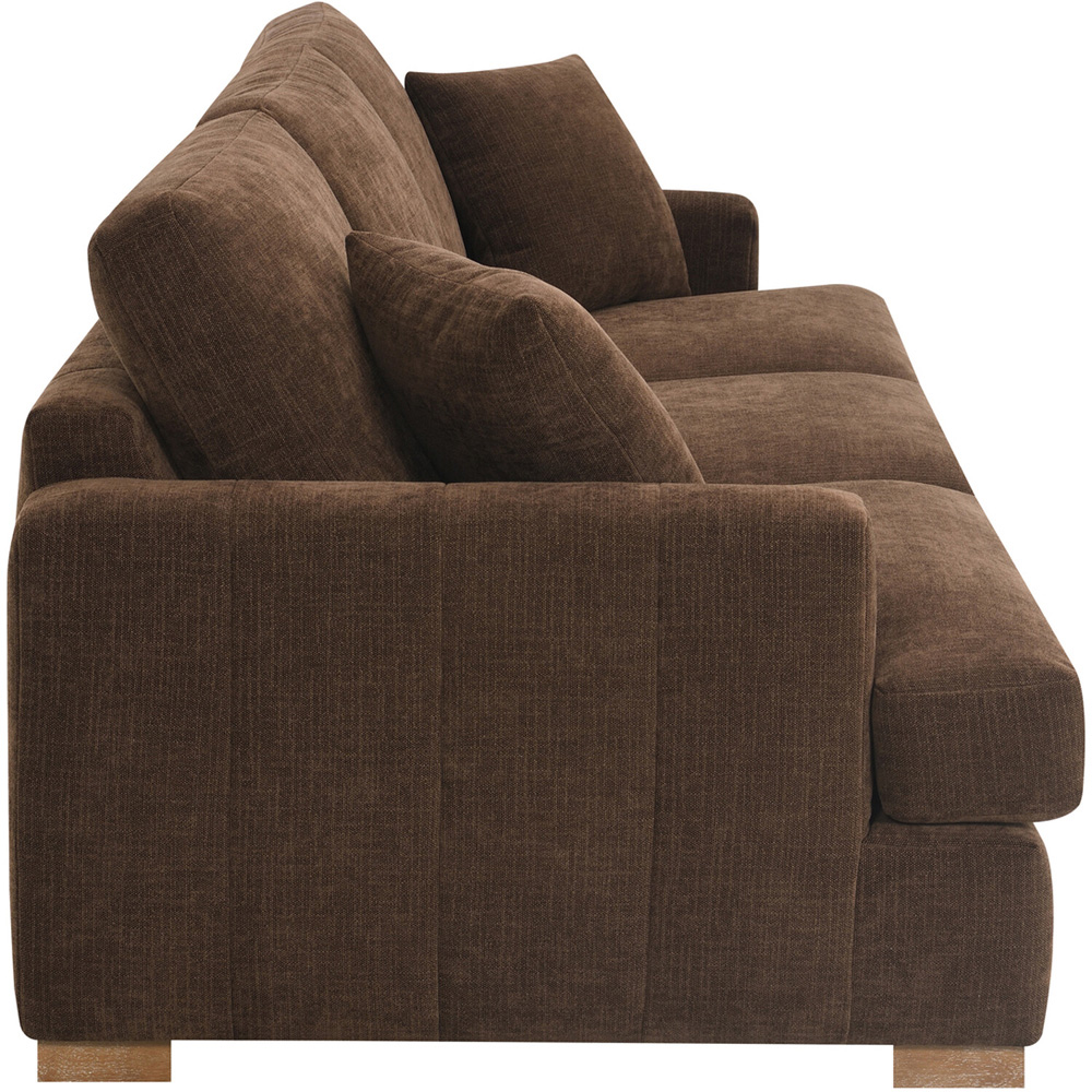Arden Sofa Brown 3 Seater Image 4