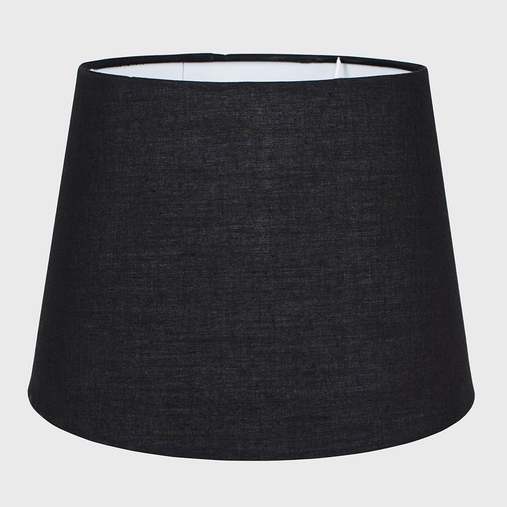 ValueLights Aspen Black Tapered Lamp Shade Small Image 2