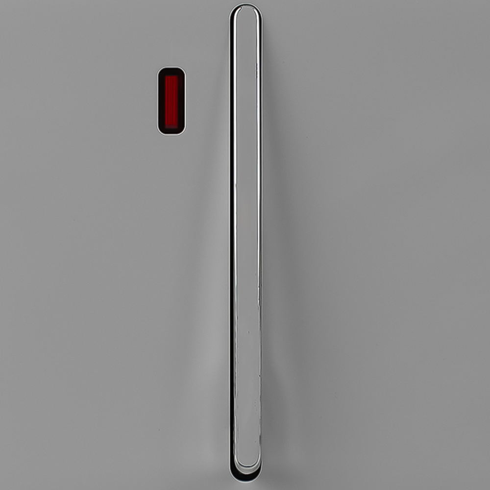 Trendi Switch 1 Gang 45amp Light Grey Cooker Switch with Neon Image 2