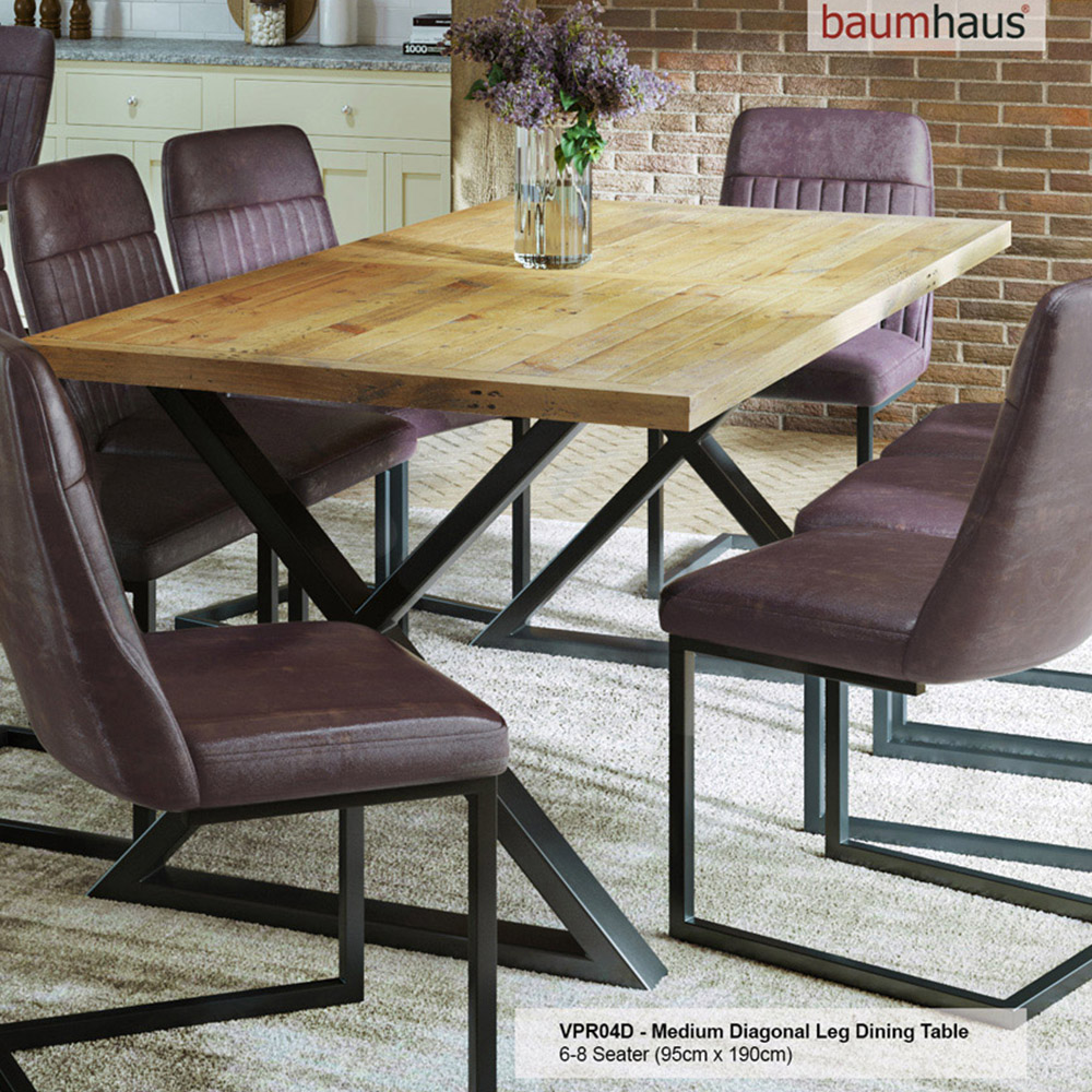 Baumhaus Urban Elegance 8 Seater Reclaimed Table Image 2