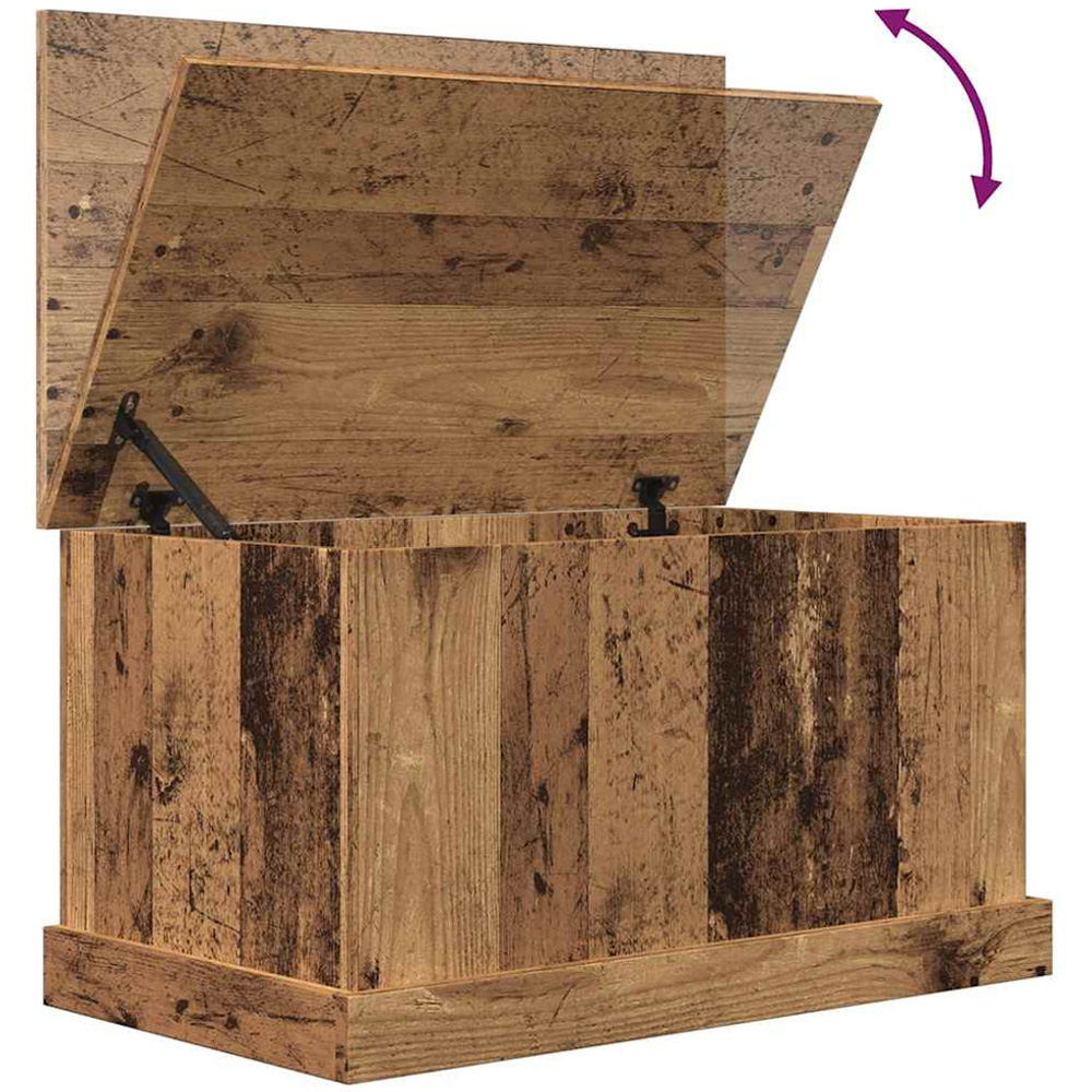 vidaXL Old Wood Storage Box Image 8