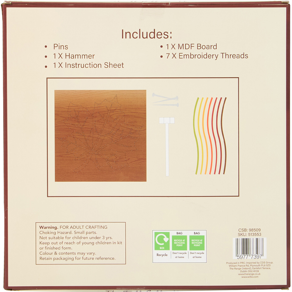 Rainbow Leaf String Art Image 2