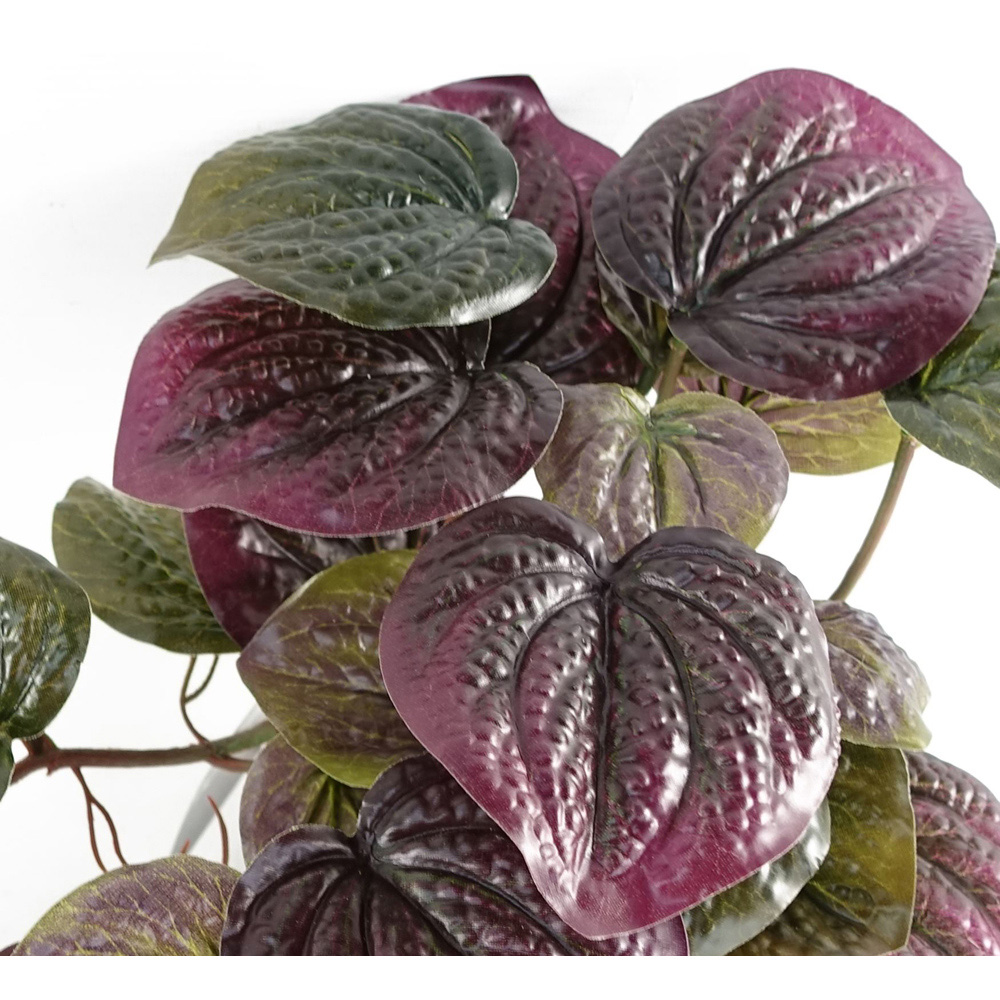 Leaf Purple Trailing Potted Pothos Artificial Plant in Pot 35cm Image 5