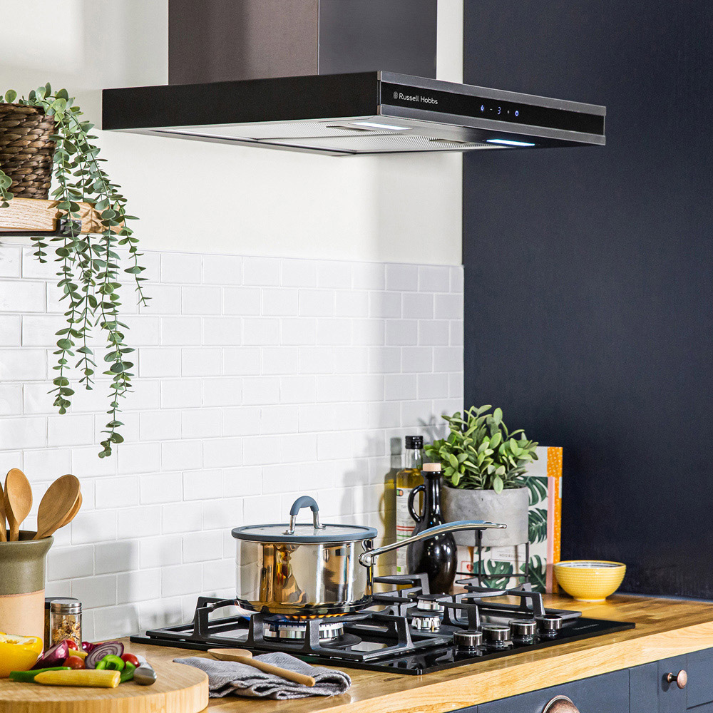 Russell Hobbs RHGCH603DS Midnight Collection 60cm T-Shaped Chimney Cooker Hood Image 6