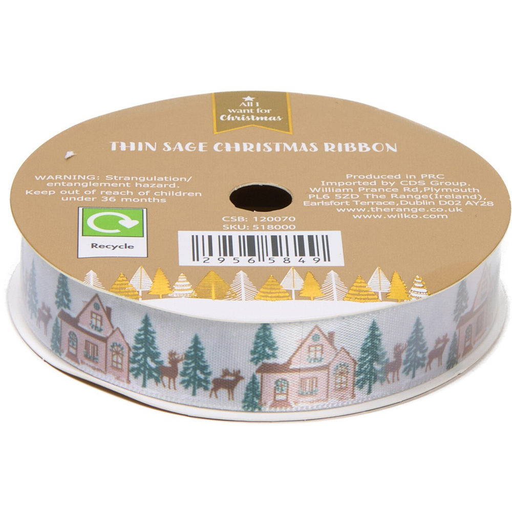 Thin Sage Ribbon Image 2