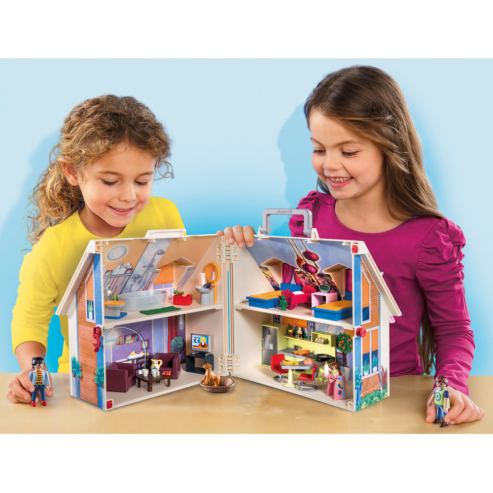 Playmobil Take Along Dollhouse Playset 64 Piece Image 8