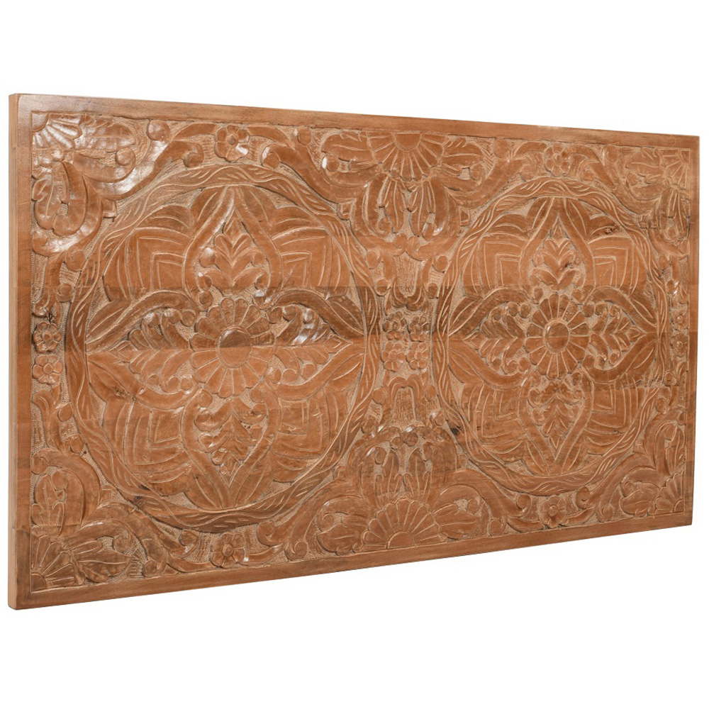 Brooklyn Adair Mango Wood Bedframe Headboard Image 3