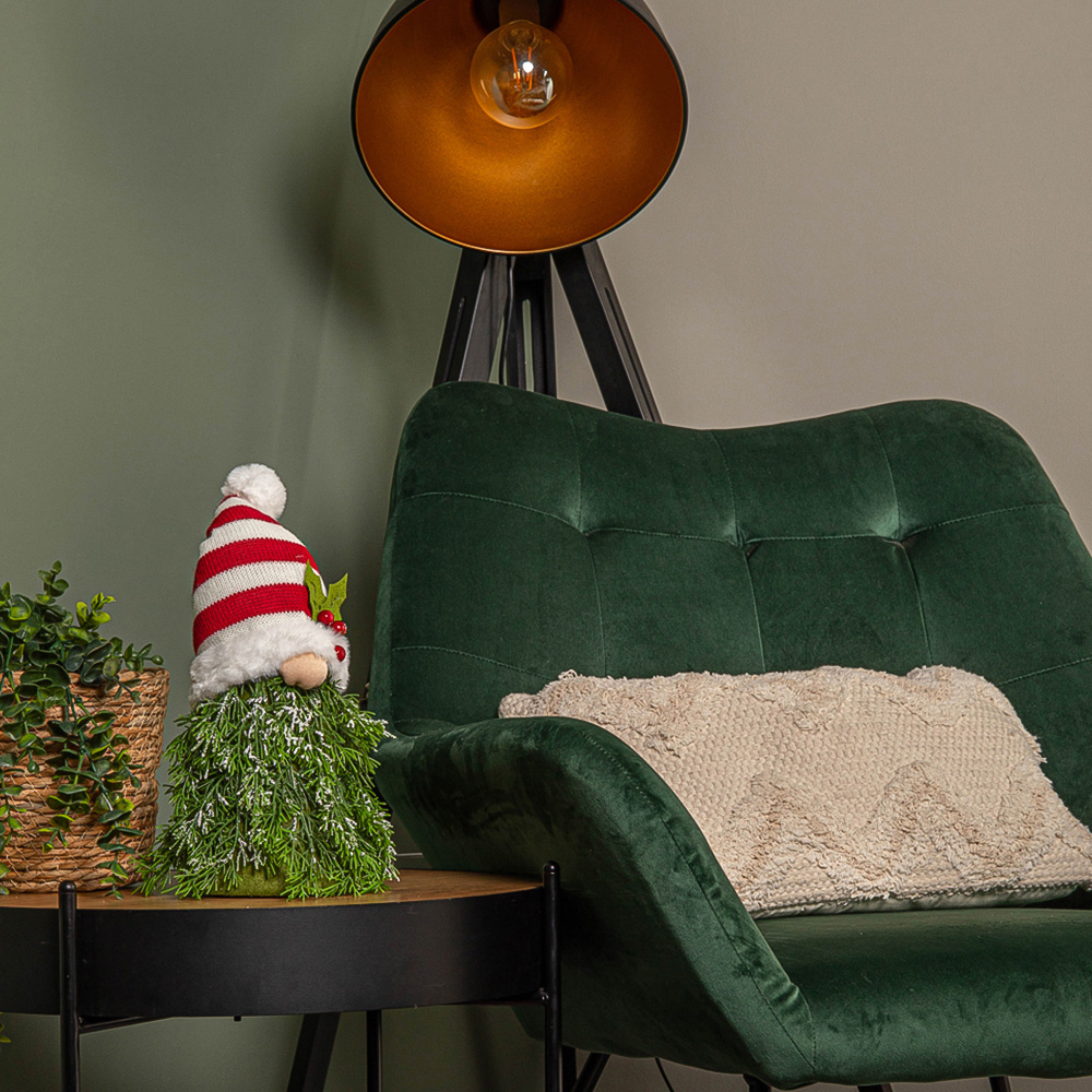 Samuel Alexander Red and White Striped Hat Sitting Gonk Christmas Decoration 31cm Image 7