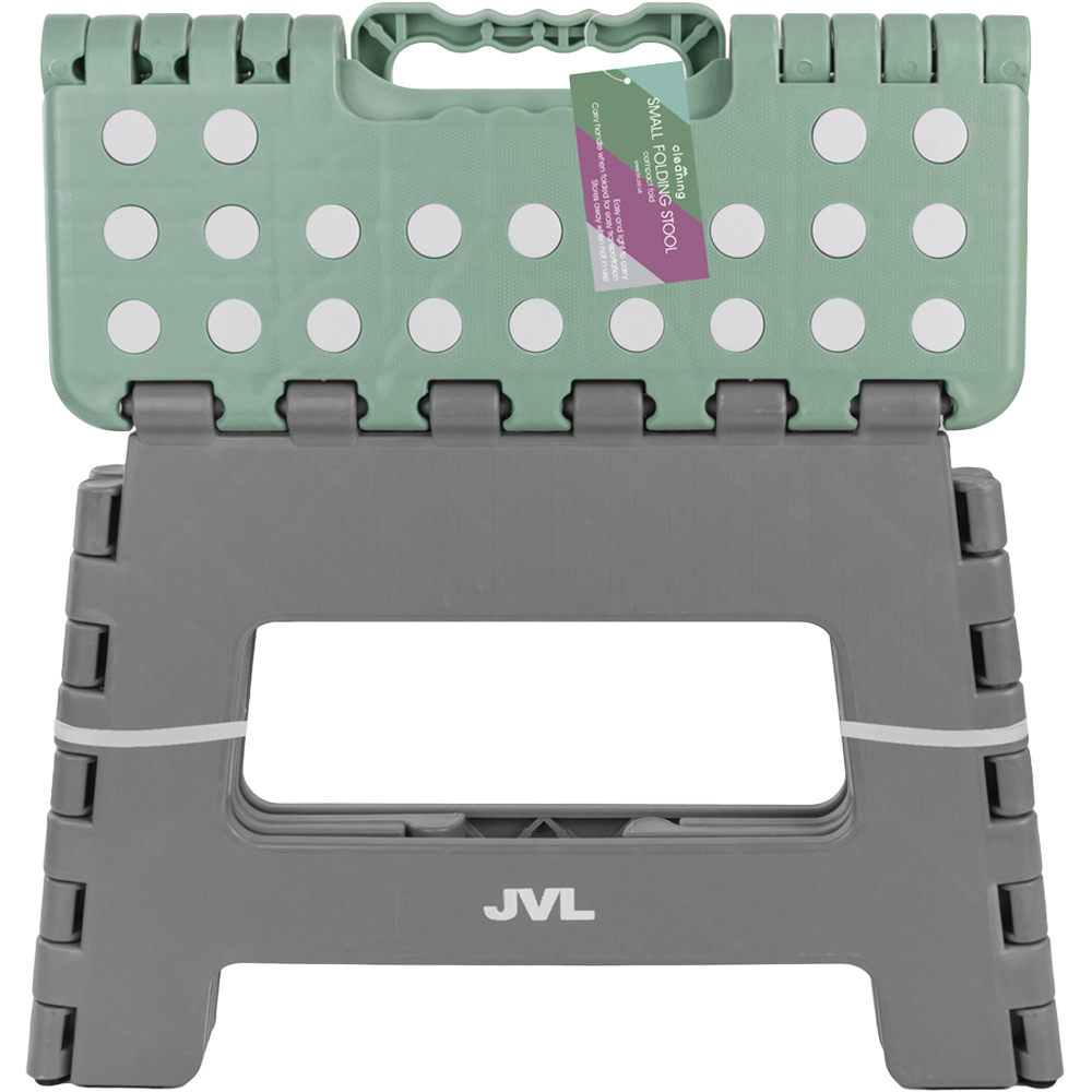JVL Cleaning Small Grey Folding Step Stool Image 5