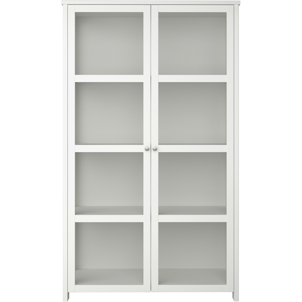 Florence Excellent 2 Door Pure White Display Cabinet Image 4