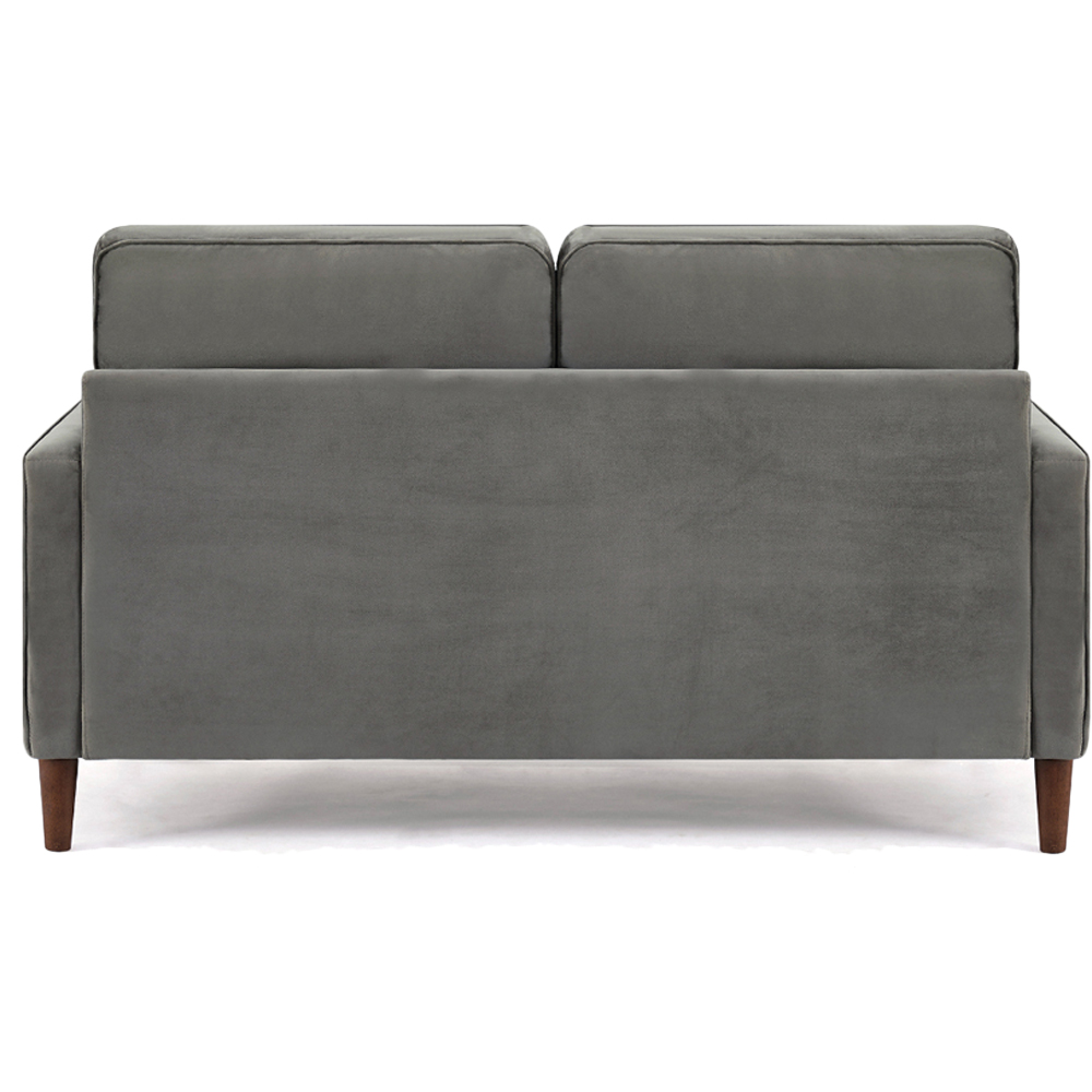 Home Detail Edward 2 Seater Grey Velvet Sofa Image 6