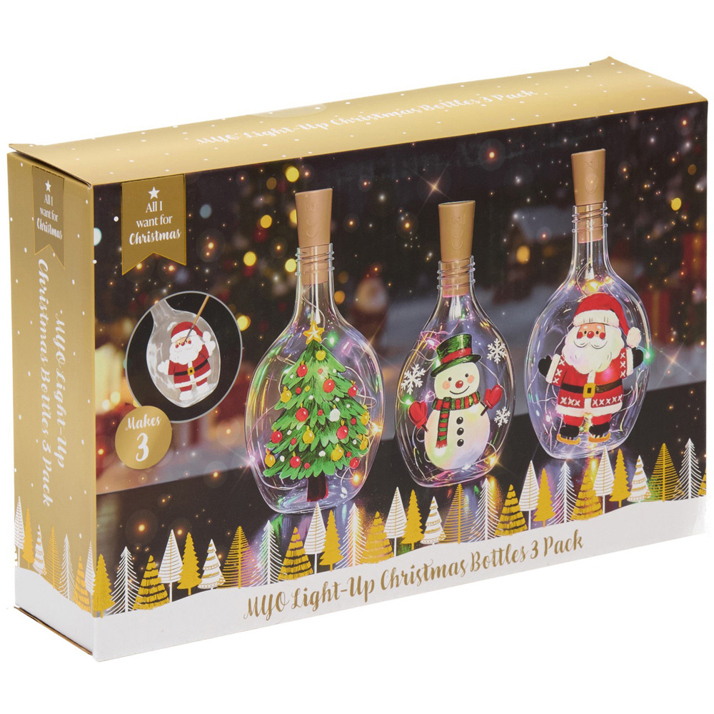 Make Your Own Light-Up Christmas Bottles Kit Image 4