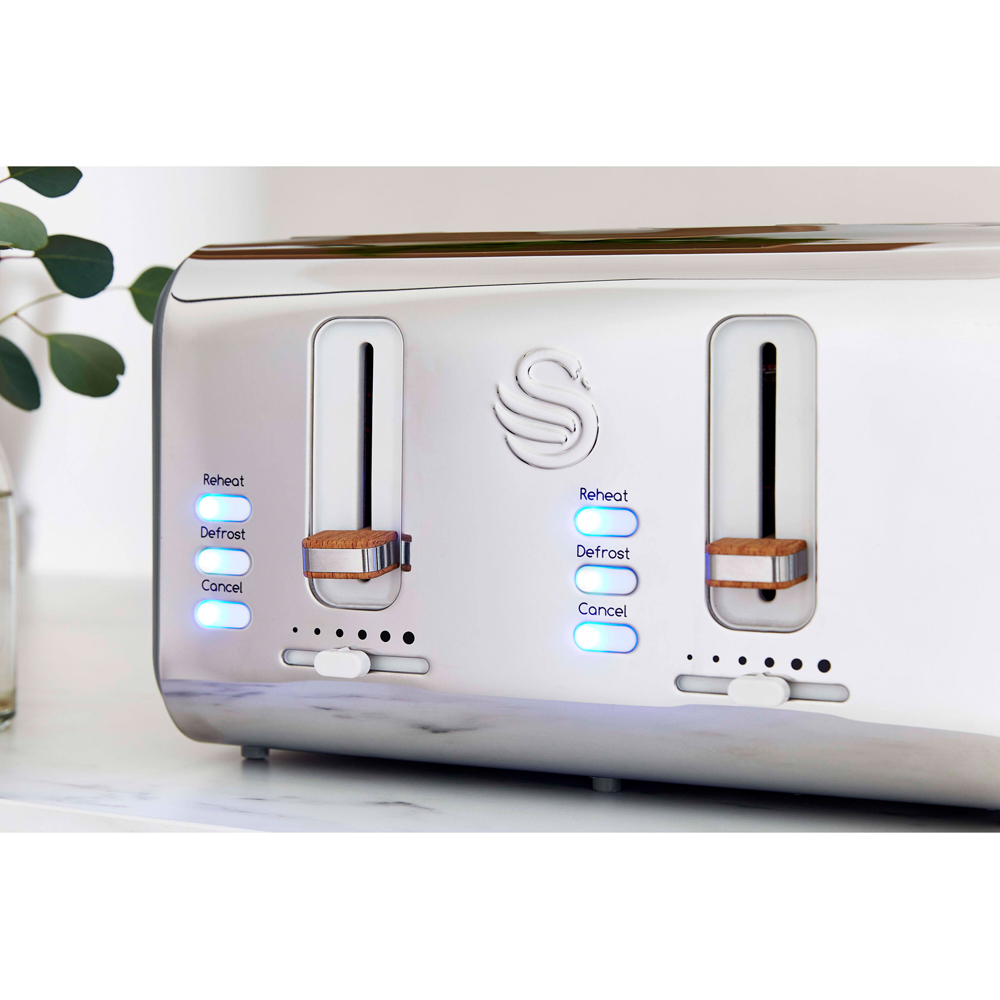 Swan Nordic EEJB205 Grey 4 Slice Toaster 1.7L Kettle and 3.5L Slow Cooker Bundle Image 5