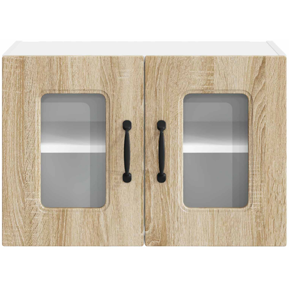 vidaXL Kalmar 2 Door Sonoma Oak Wall Kitchen Cabinet Image 4