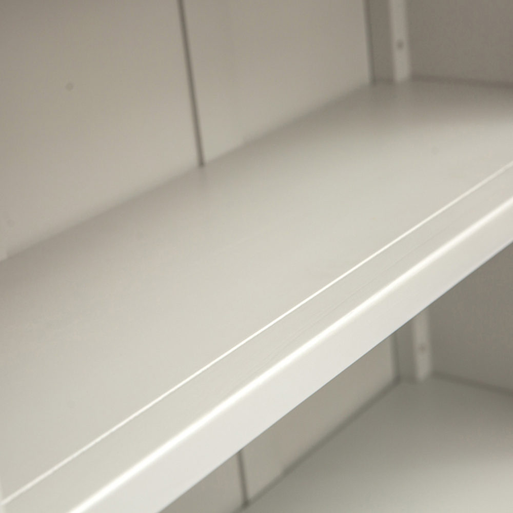 Loreo 3 Shelf Light Grey Bookcase Image 7